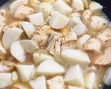 簡単！里芋と鶏肉の煮物作り方3写真