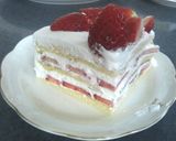 スポンジを焼かずにデコレーションケーキ作り方9写真