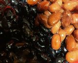 煮豆のすりごまがらめ♡ 粉吹き豆作り方1写真