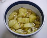 簡単！焼かない焼き茄子の煮びたし風作り方3写真