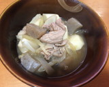 豚肉と玉ねぎとごぼうと里芋の煮物作り方8写真