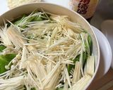 小松菜とえのきのおひたし作り方1写真