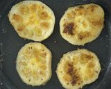 おつまみやお弁当に◎蓮根の海老詰め作り方5写真
