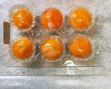 黄身だけ冷凍して 簡単味噌漬け作り方1写真