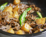 梨と牛肉のオイスターソース炒め作り方3写真