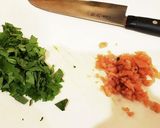 鶏胸肉の大葉と紅生姜入りつくね作り方1写真