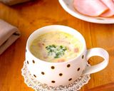 ホッっと温まる✨レンジでミルクスープ作り方3写真