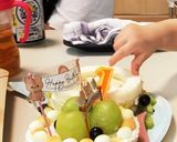 簡単 一歳誕生日ケーキ作り方5写真