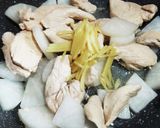 鶏むね肉と大根の煮物作り方4写真
