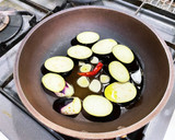 しし唐が主役のパスタ。秋茄子と！作り方1写真