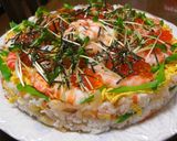 ちらし寿司ケーキ風雛まつり作り方7写真
