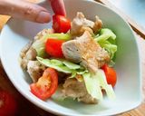 グリルチキンサラダ・玉ねぎソースで作り方9写真