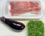 豚ロース肉とナスのレンジ蒸し☆簡単です作り方1写真
