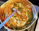 ちょいピリ豚バラとニラの韓国風スープ作り方6写真