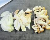 きのこたっぷりデミグラスソースオムライス作り方1写真