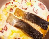鮭のバジルトマトクリームソース作り方6写真