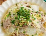 中華風♡生姜香る♫豚肉と白菜のレンジ蒸し作り方5写真