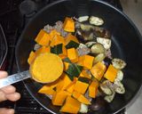 茄子南瓜カレー炒め♪手足腹部の冷えに簡単作り方4写真