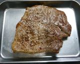 お弁当！牛もも肉ステーキ作り方3写真