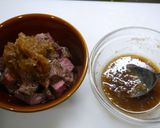 お弁当！牛もも肉ステーキ作り方5写真