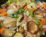 野菜達のガリバター煮作り方4写真
