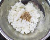ライスペーパーdeスティック焼きおにぎり作り方1写真
