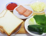赤てんのピザトースト作り方1写真