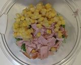 豆苗再生栽培〜簡単豆苗マヨサラダ作り方4写真