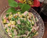 豆苗再生栽培〜簡単豆苗マヨサラダ作り方8写真