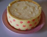 水玉ババロアのひな祭りケーキ作り方16写真