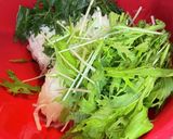 ごま油香る★大根と水菜と大葉じゃこサラダ作り方6写真
