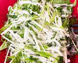 ごま油香る★大根と水菜と大葉じゃこサラダ作り方7写真