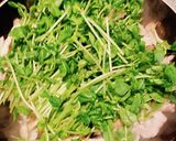 豚肉、豆苗、平茸、しめじ、もやしの炒め物作り方4写真