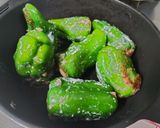ピーマン肉詰め丸ごと煮込み作り方5写真
