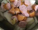大根いっぱいソーセージのスープ作り方1写真