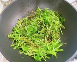 豆苗の青菜炒め作り方5写真