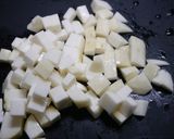 レンジで簡単！里芋とトマトのイタリアン煮作り方1写真