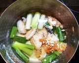銀鮭と白ねぎの酒粕入り味噌汁作り方4写真