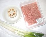 蓮根つくね♪鍋物の肉団子冷えむくみに簡単作り方1写真