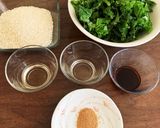 ケールの炊き込みご飯作り方1写真