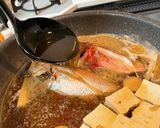 カサゴ＆ノドグロの煮付け～魚の駅生地～作り方7写真