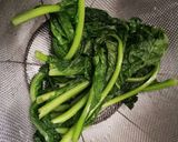 からし菜のシーチキン和え！作り方1写真