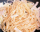 お茶漬けの素で、簡単和風スパゲティ作り方3写真