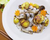 【簡単】白だしだけ!栗ご飯作り方8写真