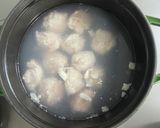 鶏団子と白菜のスープ作り方2写真