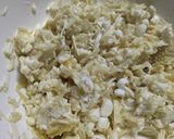 豆腐をお好み風に焼いてみた。作り方5写真
