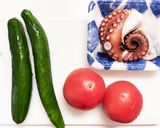 甘くない！たこときゅうりのハーブマリネ作り方1写真
