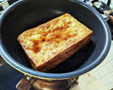 焼くだけ簡単！厚揚げのいしるバター焼き作り方4写真