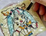 オブアートでプリキュア♫キュアスカイ弁当作り方5写真