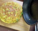 野菜と豚肉入り　卵焼きトマトソース作り方7写真